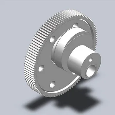 Hình 3D bánh răng lệch tâm DS2