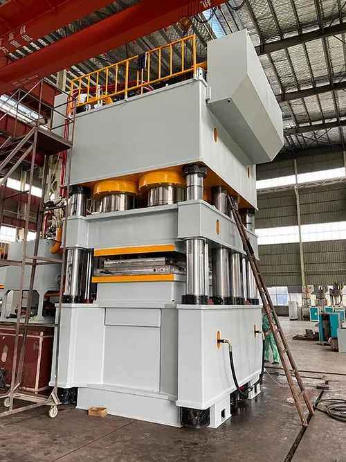 Máy Ép Thủy Lực Dập Nổi Tám Trụ Hành Trình Kép